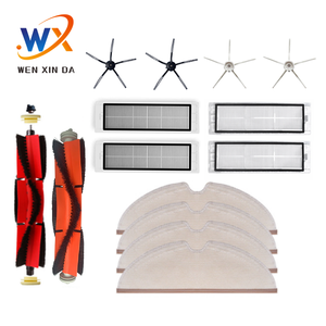 S5 Max Kit de accesorios cepillo principal cepillo lateral filtro HEPA Filtro de fregona de tela para Xiao mi 1s <span class=keywords><strong>Roborock</strong></span> <span class=keywords><strong>S6</strong></span> MaxV puro S50 Robot de repuesto conjunto - Product Image 1