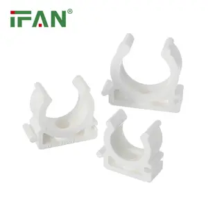 IFAN Personalizado PN25 Encanamento De Plástico Linha Masculina Cotovelo Tee Pipe Clip PPR Pipe Fittings