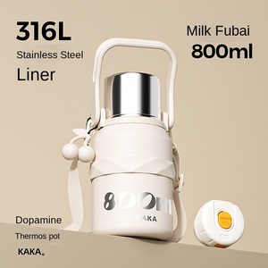 Vaso <span class=keywords><strong>de</strong></span> acero inoxidable 316 con aislamiento térmico inteligente personalizado, copa para el pelo <span class=keywords><strong>de</strong></span> gran capacidad para hombres y mujeres, regalos <span class=keywords><strong>de</strong></span> empresa - Product Image 2