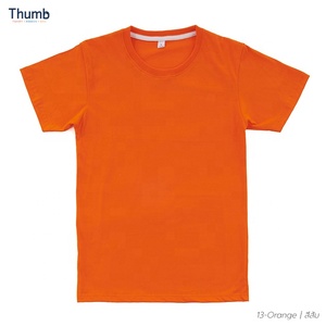 T-shirt 100% coton de haute qualité pour hommes et femmes avec 60 couleurs vierges, Jersey intelligent décontracté col rond - Product Image 5