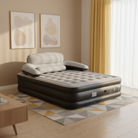 Matelas pneumatique gonflable moderne avec revêtement floqué, fermeté douce, épaisseur 40 cm, pour usage domestique, hôtelier et hospitalier