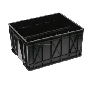 ESD Antistatic storage bins box with slot for PCB 565*455*290mm