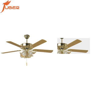 52 Inch 220V Quạt Trần Hiện Đại Trang Trí <span class=keywords><strong>5</strong></span> Tốc Độ Quạt Trần Gỗ Với Ánh Sáng Cho Phòng Khách Với Điều Khiển Từ Xa - Product Image 4