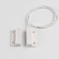 Aismartlink MC 38 Montaje con cable puerta ventana Sensor magnético interruptor de lengüeta sistema de seguridad de alarma empotrada normalmente cerrado NC