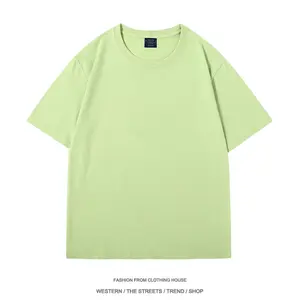 Vêtements d'été surdimensionnés avec logo personnalisé 220GSM Vêtements décontractés 100% coton T-shirts pour hommes au toucher doux