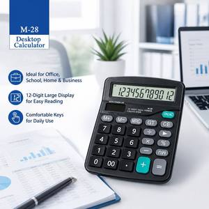 <span class=keywords><strong>Calculadora</strong></span> Básica MJ-120T, Pantalla Grande <span class=keywords><strong>de</strong></span> 12 Dígitos, Doble Alimentación, 100 Pasos, Función <span class=keywords><strong>de</strong></span> Revisión y Corrección, Porcentaje <span class=keywords><strong>de</strong></span> Impuestos, Promoción para Oficina - Product Image 1