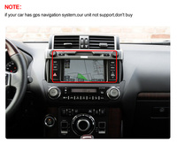 MEKEDE Android radio voiture-play auto voiture gps navigation 8core 4G WiFi 9.7 pouces écran tactile pour Toyota Prado 2014-2017