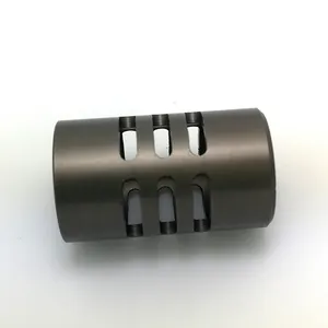 professional precision custom Dark gray surface Aluminum housing cnc machining part