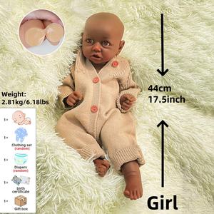 Силиконовые куклы-реборн темно-коричневые - Product Image 4