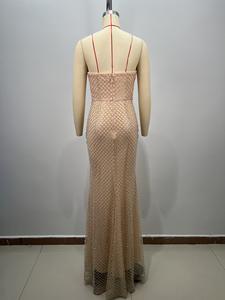 Luxuriöses Abendkleid mit Strasssteinen Damen Maxi-Ballkleid 2025 Schwer Verziertes Abendkleid Elegantes Ballkleid für Damen - Product Image 4