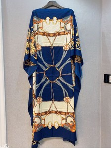 ชุดเดรสชายหาดพิมพ์ลายชายหาดชุดเดรสยาวทรงหลวมเสื้อบิกินี่คัฟตัน - Product Image 6