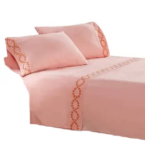 Fabulous Romantic Fancy Pink Girl Bed Sheet Set