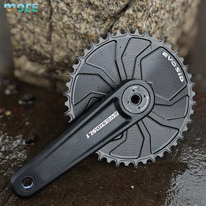 Plateau de pédalier SeeMore 36/38T 3-boulons 3mm Offset pour vélo de route GXP <span class=keywords><strong>SRAM</strong></span>, Narrow Wide, fixation directe, fermé - Product Image 2
