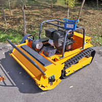 CE EPA Benzinmotor Allrad-Landwirtschafts-Roboter mit Fernbedienung, Schlegelmäher und Radlader