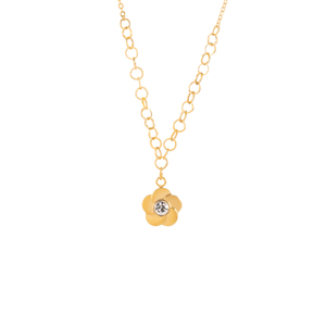 <strong>Flower</strong> <strong>Necklace</strong> Stainless Steel Pendant Gold Plated Rose Big Sun Hawaii Murakami Sterling Silver <strong>Pressed</strong> Birth <strong>Flower</strong> <strong>Necklaces</strong> - Product Image 4