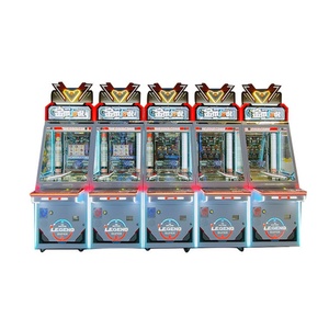 เครื่องเล่นเกมหยอดเหรียญดันเหรียญทองคำพร้อมไฟ LED สำหรับแลกของรางวัลในห้างสรรพสินค้าและศูนย์เกม - Product Image 4