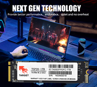 قرص صلب داخلي من نوع M.2 NVME 2280، قرص SSD أصلي M2 بسعات 128GB، 256GB، 512GB، 1TB، 2TB، أسود اللون، مصنوع من البلاستيك، ضمان 3 سنوات.