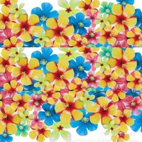 Décoration de gâteau d'anniversaire de style artificiel Papier de riz collant Feuille de tortue Papier gaufrier pour décorations de gâteau de fleur