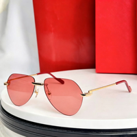 Lunettes de soleil aviateur rétro en métal polarisées UV400, monture intégrale carrée dorée unisexe, nouvelle collection avancée Tac Sense Toad