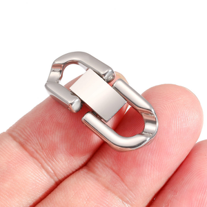 Vòng tay nam cao cấp GOS BBS79 khóa mở mới, chất liệu thép không gỉ, kiểu dáng dây xích Cuba dày hình chữ U kép, khóa cài sang trọng - Product Image 2