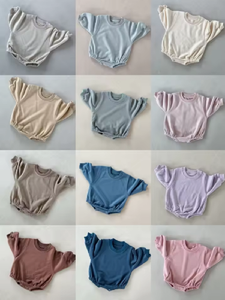 Kouzi Koreaanse versie van Ins Baby herfstkleding Jongens en meisjes Nieuwe romperkleding Baby Eenvoudige losse casual rompermode - Product Image 3