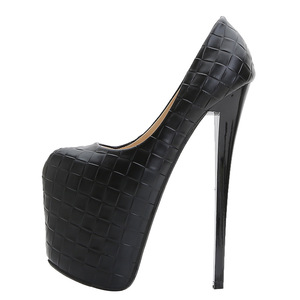 2025 nouveauté Extra Large <span class=keywords><strong>chaussure</strong></span> Logo personnalisé femmes taille 50 talons aiguilles pompes à plateforme épaisse <span class=keywords><strong>pour</strong></span> hommes talons aiguilles - Product Image 1