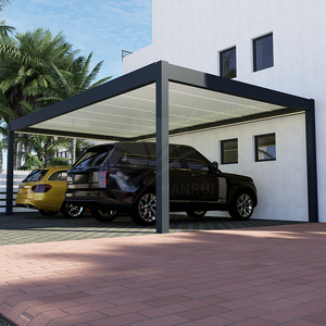 Pergolas à lames orientables automatiques, abris de voiture, pergolas motorisées électriques en aluminium, pergola extérieure, tente de stationnement pour voiture - Product Image 1