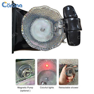 Consegna veloce USA magazzino di lusso bianco nero sedia per Pedicure massaggio al piede Spa per la vendita - Product Image 6