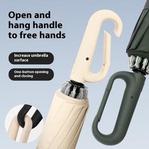 <span class=keywords><strong>Parapluie</strong></span> Automatique pour Hommes avec Anneau de Crochet Inversé Agrandi, Protection Solaire pour Étudiants, École - <span class=keywords><strong>Meilleur</strong></span> <span class=keywords><strong>Parapluie</strong></span> Pliant - Product Image 4