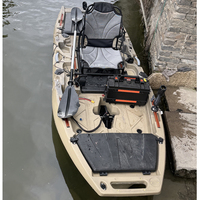 Moteur électrique de pêche à la traîne pour kayak à pédales, haute vitesse et utilisation facile avec arrêt à un bouton, 55LBS 65LBS 12V/24V CE