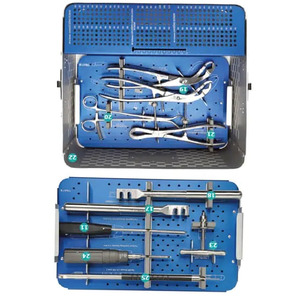 Premium Quality Large Fragment Surgery Instrument Set With Needle Holder And Implant <b>Drill</b> <b>Guides</b> Orthopedic Surgical Large Frag - Product Image 6