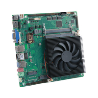 Potente I3 i5 i7 8th 10th CPU Dual DDR4 Triple pantalla grado Industrial Mini ITX placa base para negocios