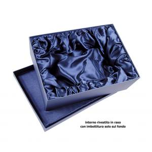 Scatola Blu in Raso 255X190X87 Mm per Conservazione Gioielli - Product Image 2