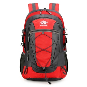 Large Capacity Lightweight Vintage Outdoor Polyester Backpack Air <b>Cushion</b> Belt Mountaineering Hiking Fitness Travel - Product Image 6