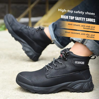 Chaussures de sécurité pour hommes, bottes de travail protectrices, embout en acier élargi, construction industrielle, imperméables, antidérapantes, légères, chaussures de sécurité d'hiver
