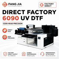Mesin Printer Inkjet Profesional 6090 A1 UV DTF 2-in-1 Hybrid Flatbed I3200 untuk Pencetakan Label Kristal 3D & Bahan Kaku