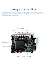 Terminal intelligent IM2290 basé sur une carte mère Android, reconnaissance faciale, reconnaissance d'empreintes digitales, affichage numérique, systèmes de point de vente