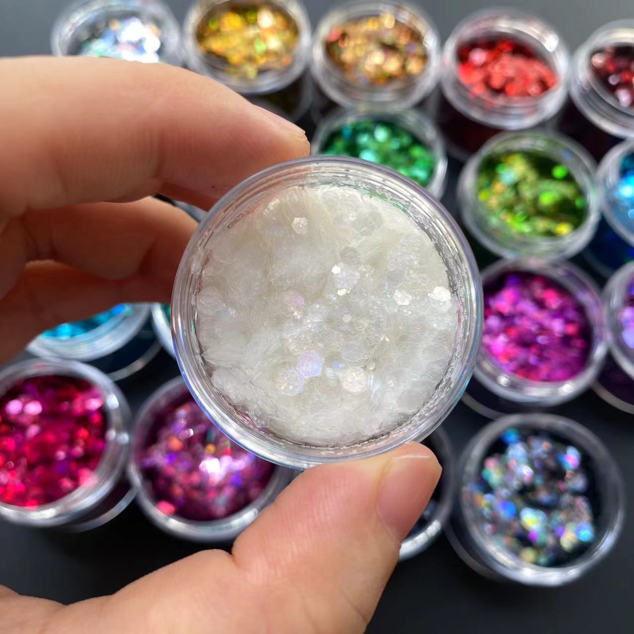 Small Glitter Containers Nail Bulk Craft Matte Holographic Body Glitter From Aotman