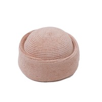 Chapeau Pillbox en velours côtelé style français, dessus rond, minimaliste, rétro britannique, chaud pour l'hiver, pour le quotidien, les fêtes, les voyages, vente en gros