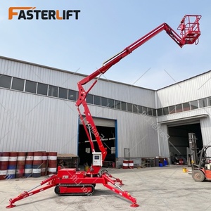 Plataforma Elevadora Araña Eléctrica de Orugas Fasterlift 14M 16M 18M 20M 22M 24M, Plataforma Hidráulica Aérea para Trabajo de Personal - Product Image 3