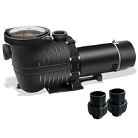 Pompe de piscine JADE 1,5 CV à double vitesse 230 V 60 Hz homologuée ETL ultra silencieuse IP54 pour piscine creusée, hors sol et spa
