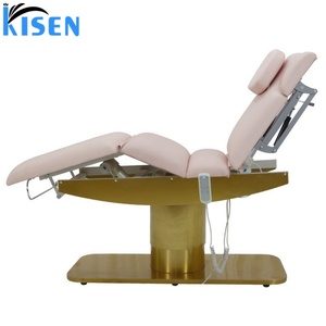 Kisen Beautiful pink Electric Spa Spa Beauty Treatment Chair <b>Bed</b> Massage Salon Waxing <b>Lash</b> <b>Bed</b> 3 Motors - Product Image 4