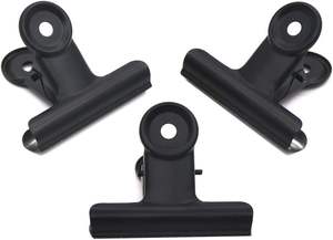 Clips en métal noir en gros d'usine, clips de reliure noirs pour utilisation au bureau - Product Image 3