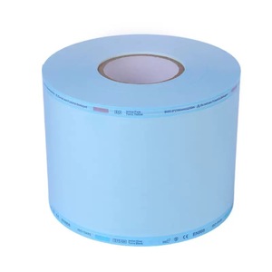 Bolsas de rollo para esterilización dental, azules, certificadas EN868 CE, de grado médico, para esterilización con vapor a alta temperatura y óxido de etileno. - Product Image 2