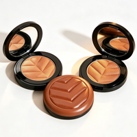 Palette de maquillage contouring en poudre bronzante, fini mat naturel, pour les os des joues, le nez, la ligne des cheveux, la clavicule, longue tenue