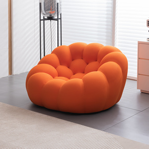 Commercio all'ingrosso moderno Bubble calcio stile divano singolo Set per appartamenti comprimibile divano in tessuto per soggiorno - Product Image 6