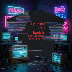 T-shirt Disconnessione dalla Realtà, Maglietta Divertente con Meme, Design Iroonico Sarcasmico e Ominoso - Product Image 3