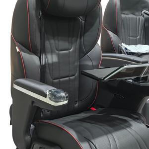 Sièges électriques sur mesure pour fourgonnettes commerciales, en cuir véritable, avec options de confort complet, chauffage, ventilation et massage. - Product Image 4