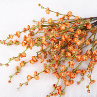 Branches de fleurs artificielles à tiges longues pour arrangements floraux, décoration de fleurs de prunier pour la maison, les centres de table de mariage et la décoration