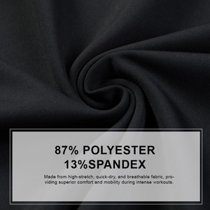 เสื้อ87% โพลีเอสเตอร์13% สแปนเด็กซ์แบบเรียบแห้งพอดีเสื้อกีฬาแขนยาวคอกลมยืดหยุ่นสูงเสื้อกีฬา - Product Image 4